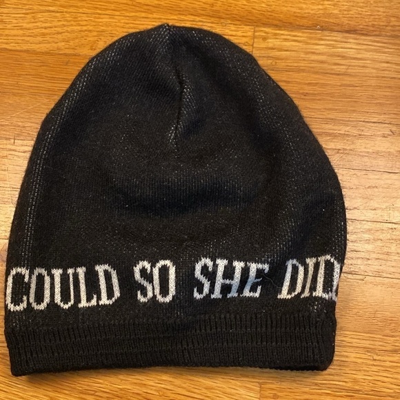 Parkhurst tuque beanie she believed she could so she did one size acrylic - Picture 2 of 8